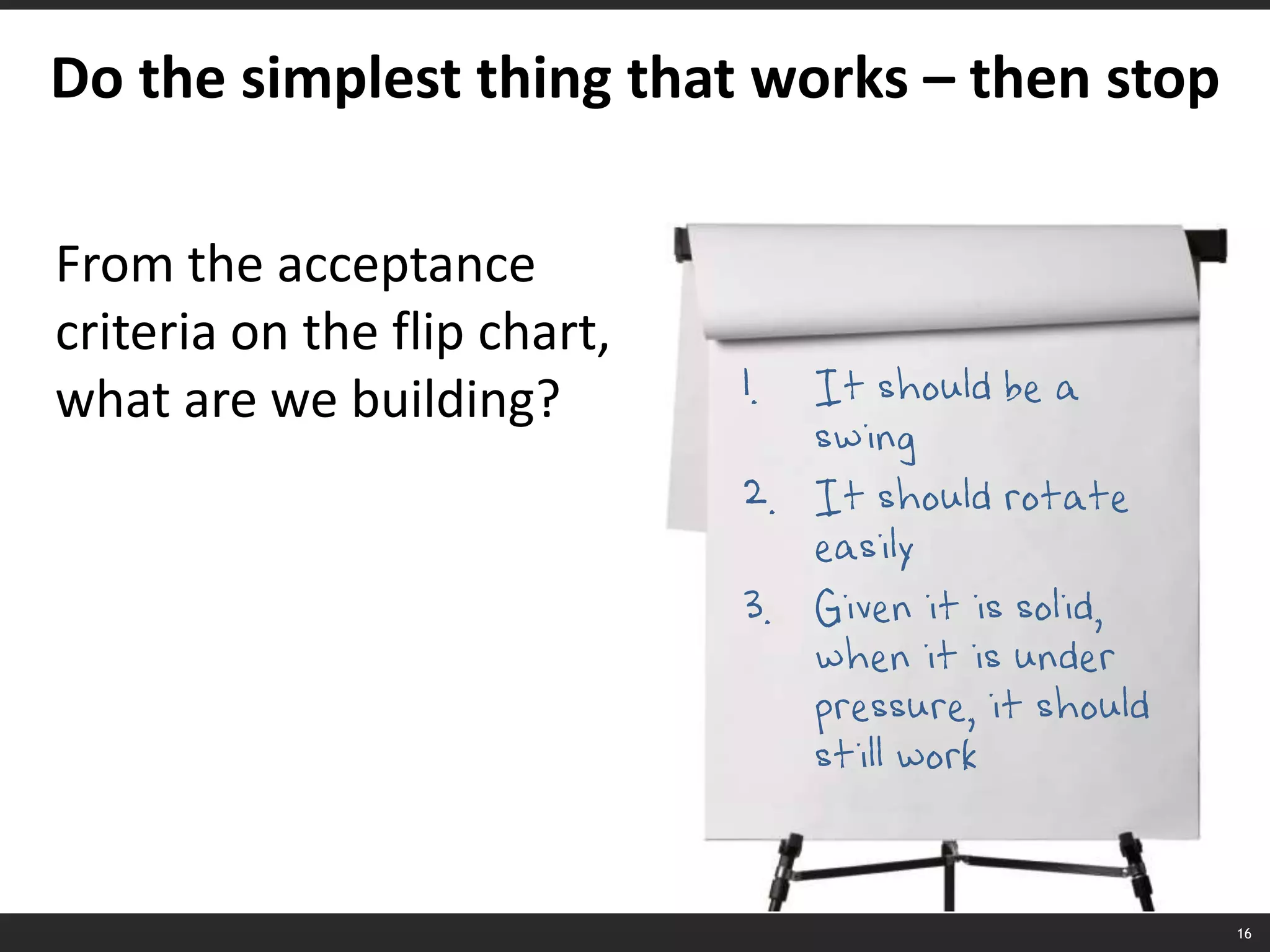 Why is this NOT a goodProduct Backlog???Prio:FunctionA: ReportsA: Admin functionsA: Single sign-onB: Expert modeB: External APIC: DB speedups12
