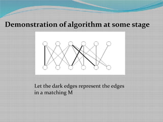 Simple algorithm & hopcroft karp for bipartite graph | PPT