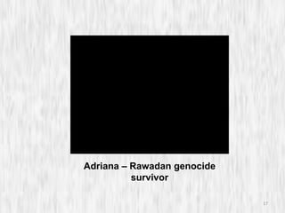 Adriana – Rawadan genocide survivor 