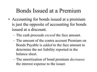 Bond Premium Example Comparison of Simple and Compound Interest.ppt