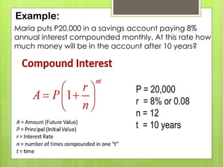 Tutorial Compund Interest Rate Simple and Compound Interest.ppt hahhahahahx | PPTX