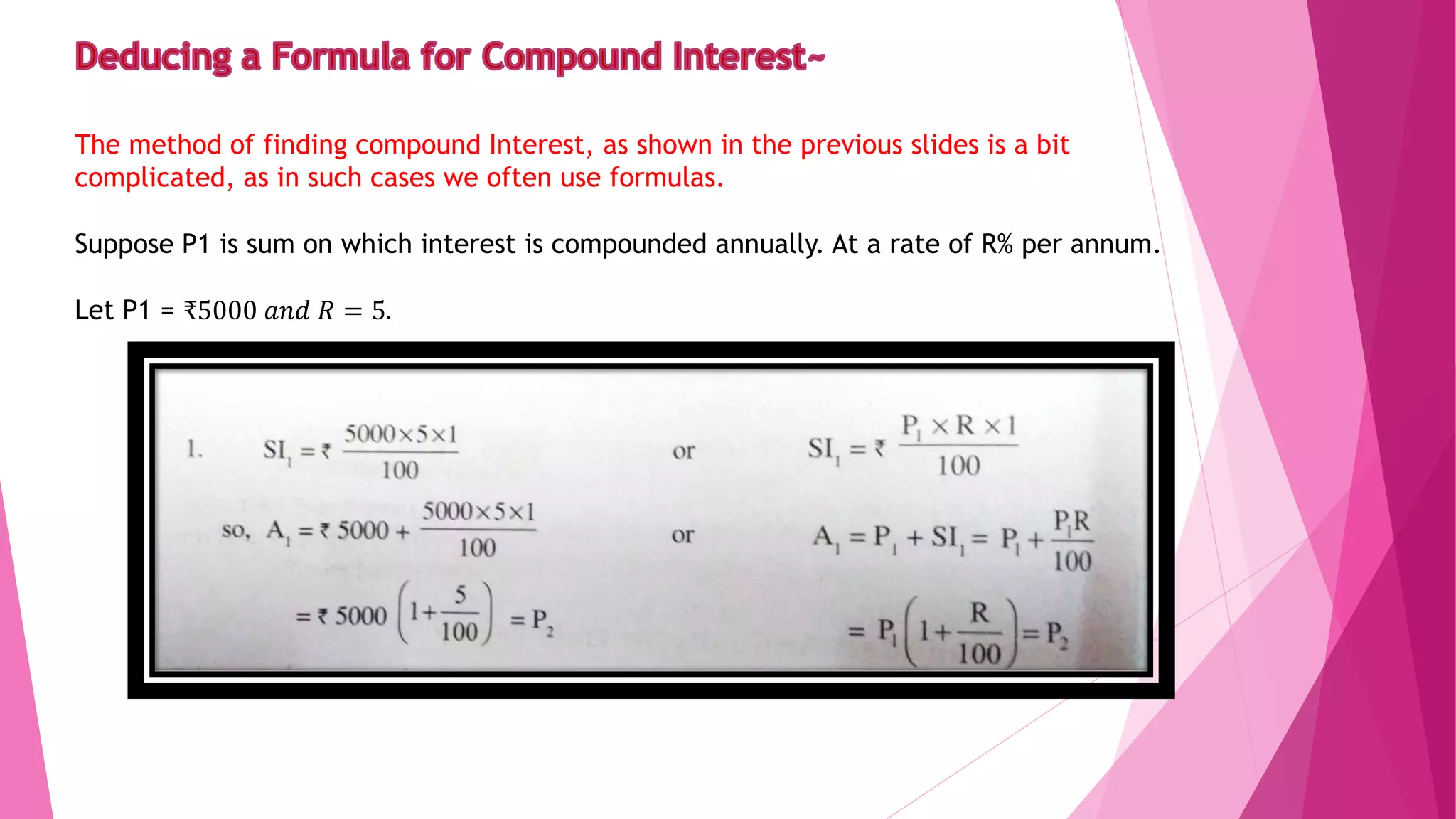 Simple and compound interest (1) | PPTX | Stocks and Bonds | Personal ...