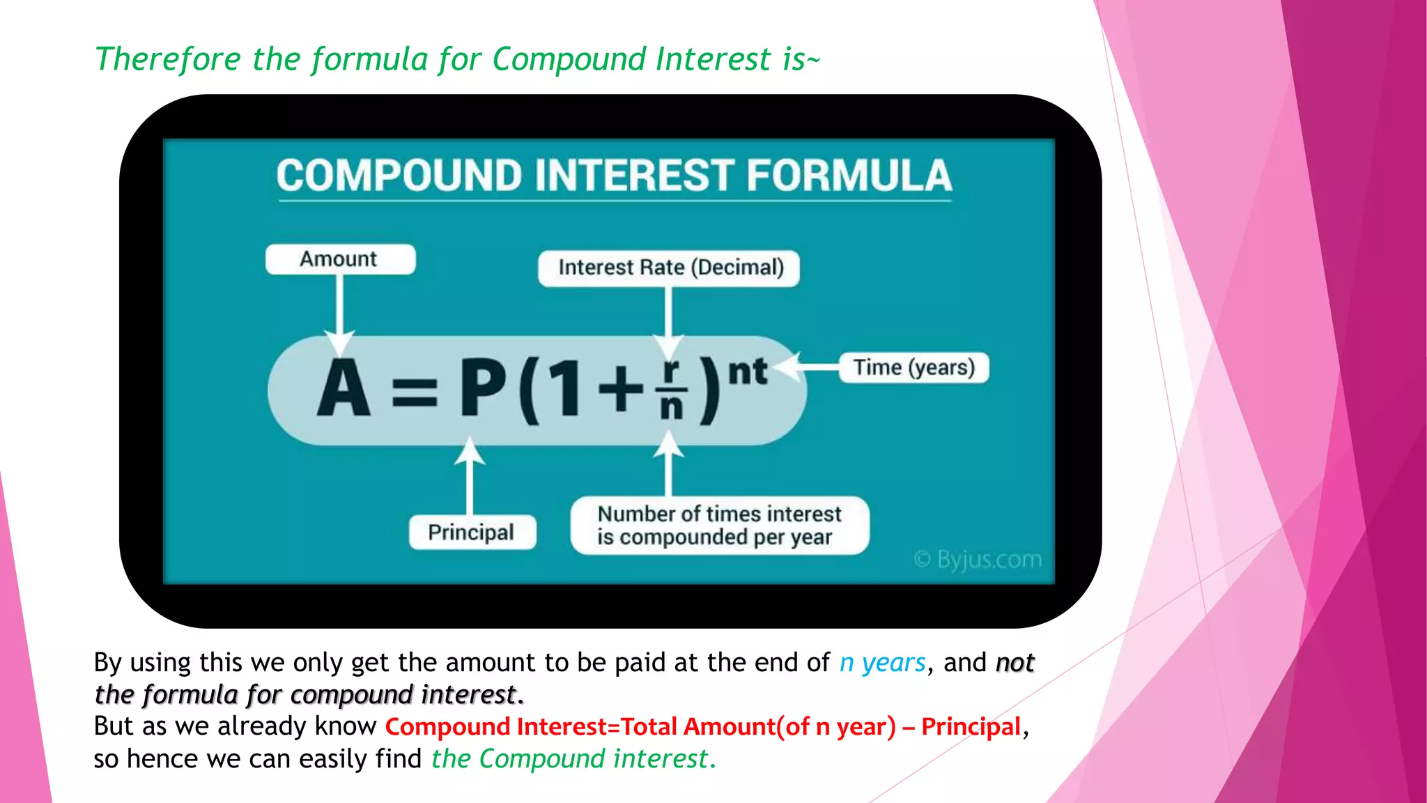 Simple and compound interest (1) | PPTX | Stocks and Bonds | Personal ...