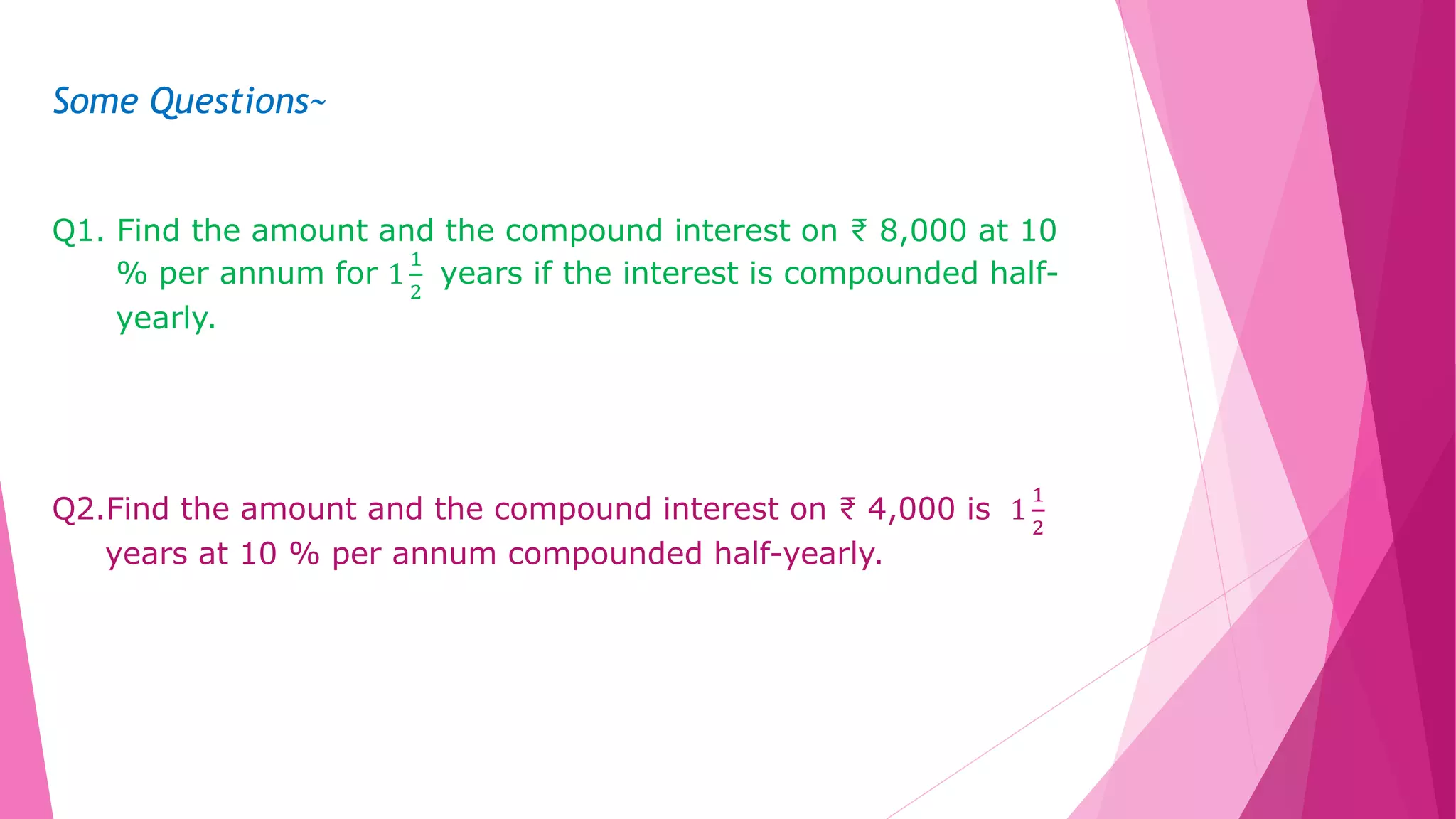 Simple and compound interest (1) | PPTX | Stocks and Bonds | Personal ...