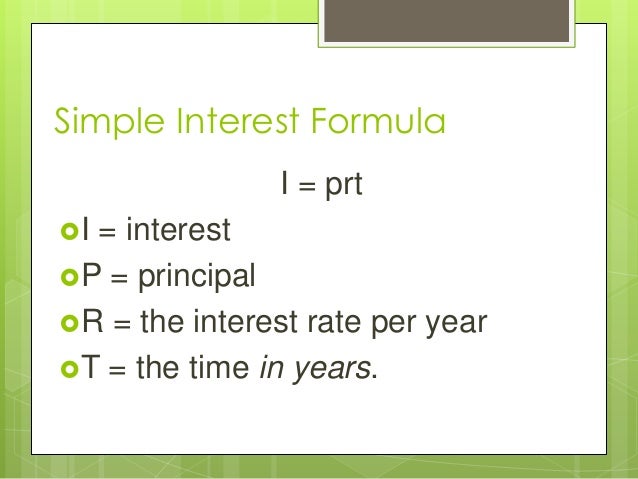 Simple and compound interest student