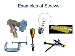 Examples of Screws

 