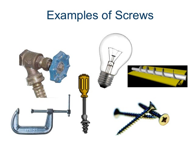 Screw Simple Machine Screw Simple Machine