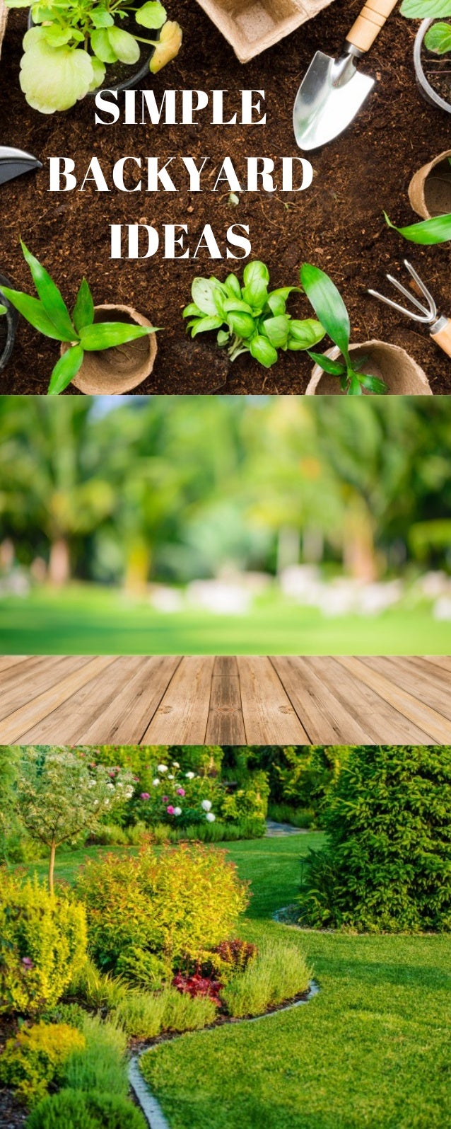 Simple backyard ideas Simple backyard ideas