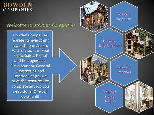 Bowden Companies The Ultimate Aspen Vacation Rental Agency