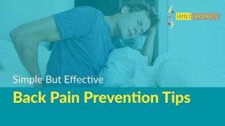 Simple But Effective Back Pain Prevention Tips