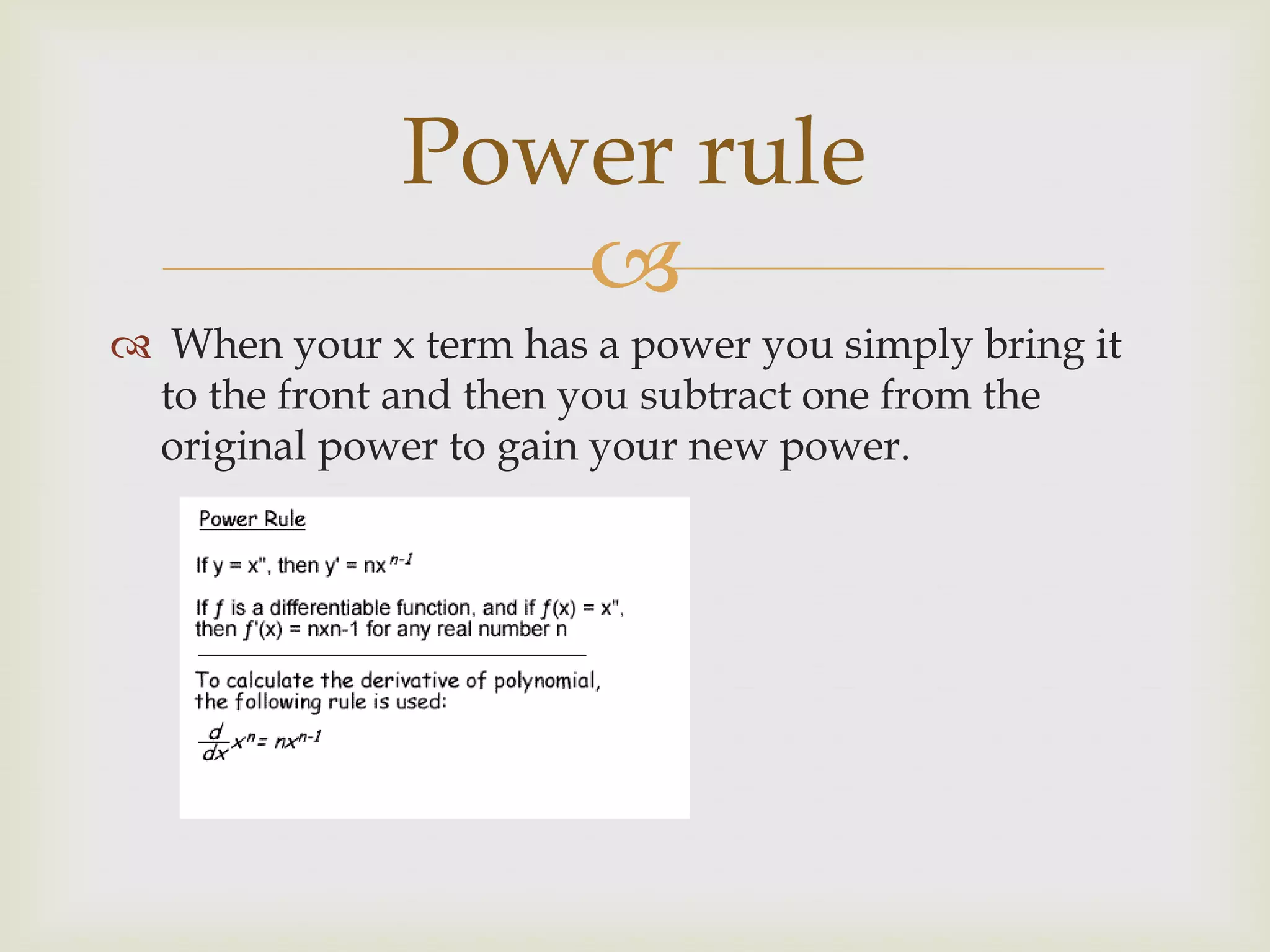 Simple calculus overview part 1 | PPTX