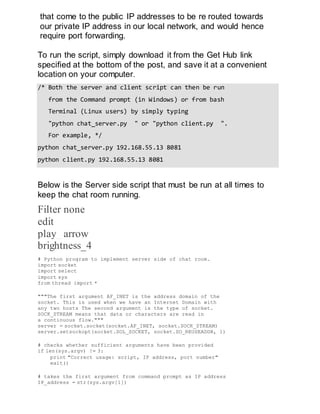 Simple Chat Room Using Python