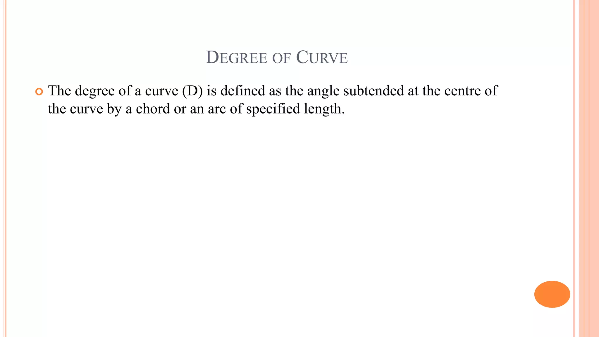 Simple circular curve | PPT