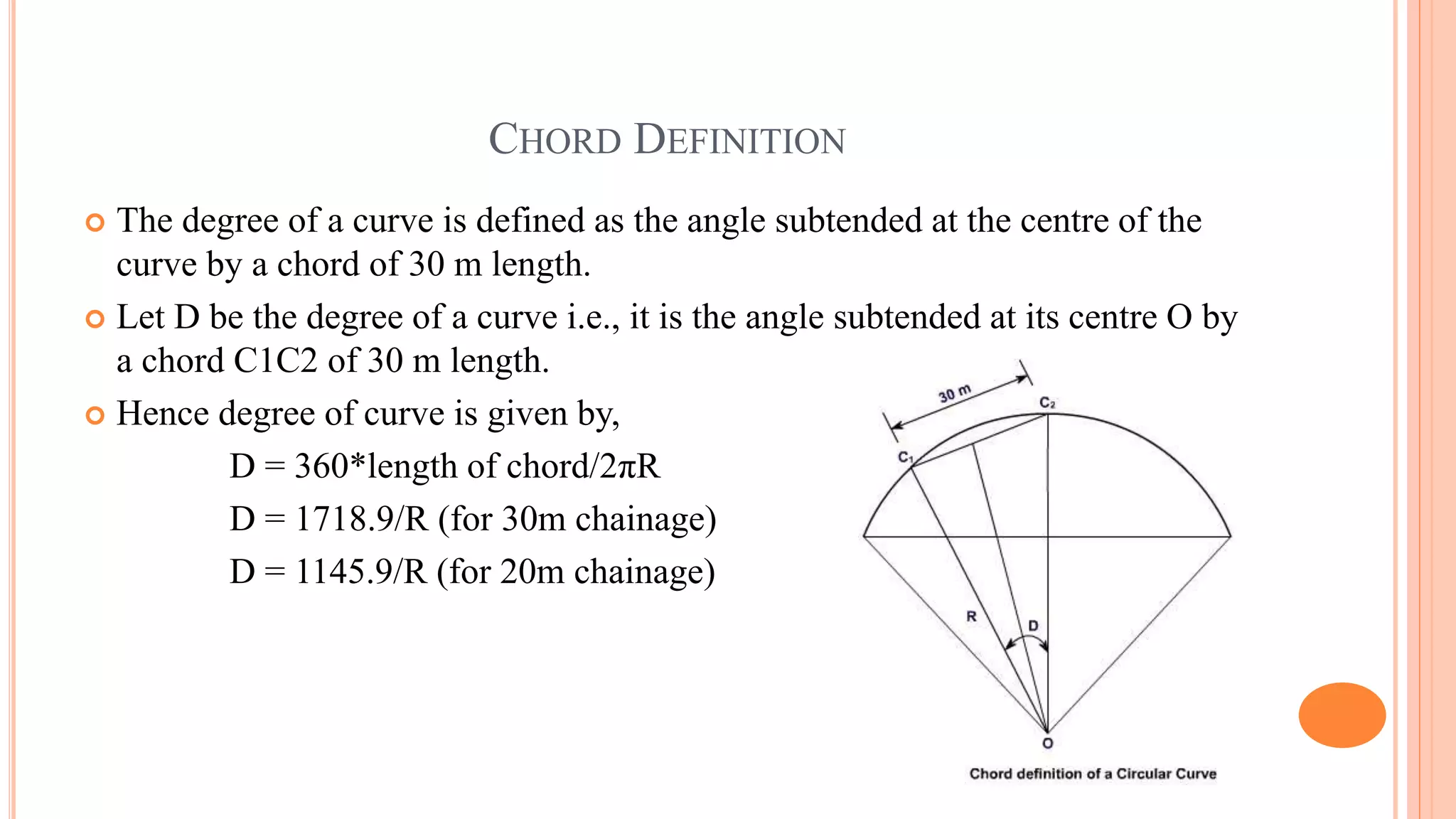 Simple circular curve | PPT