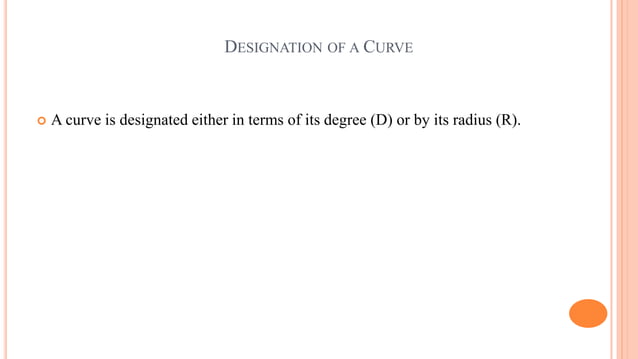 Simple circular curve | PPT