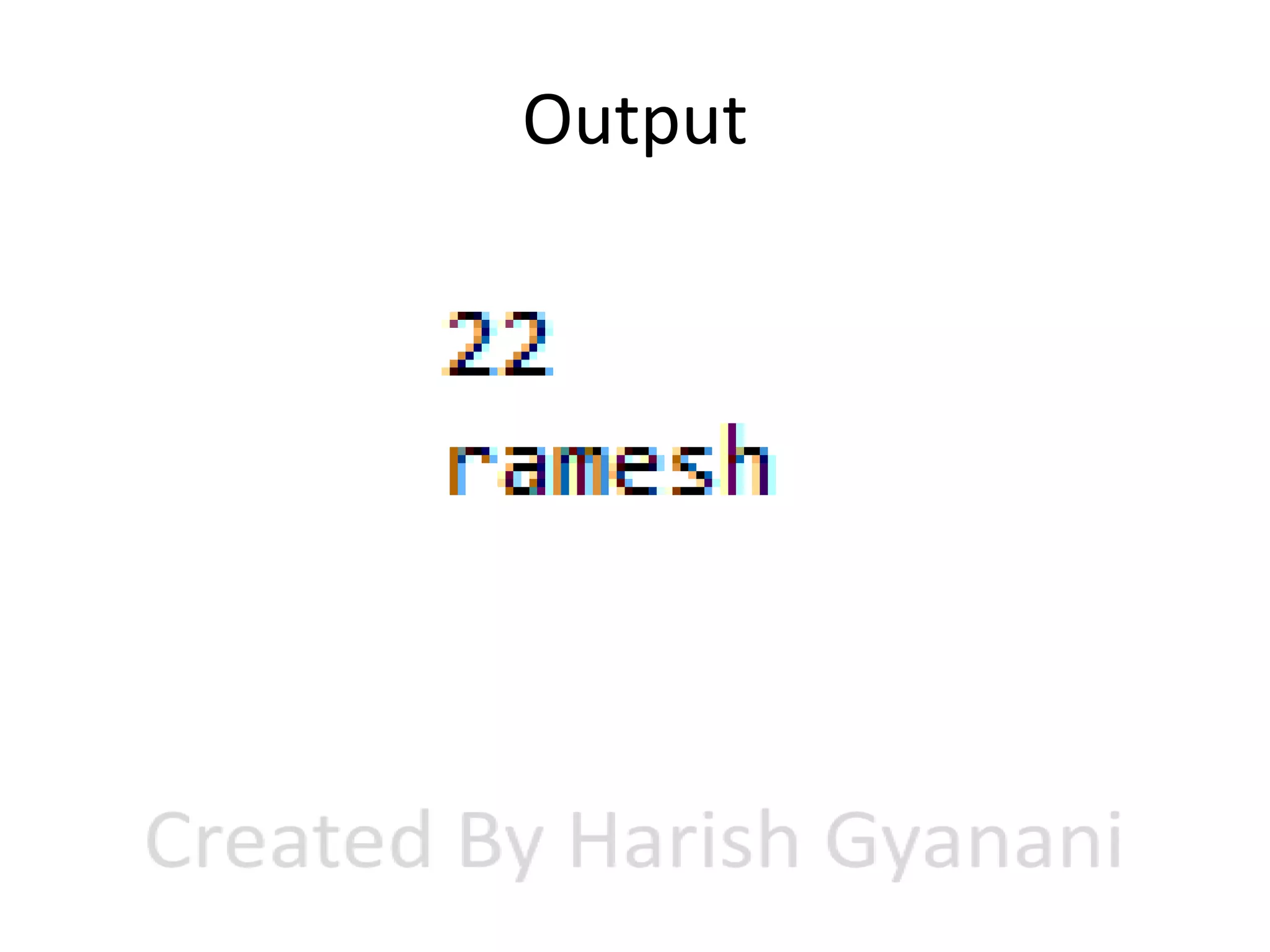 Simple class and object examples in java ppt