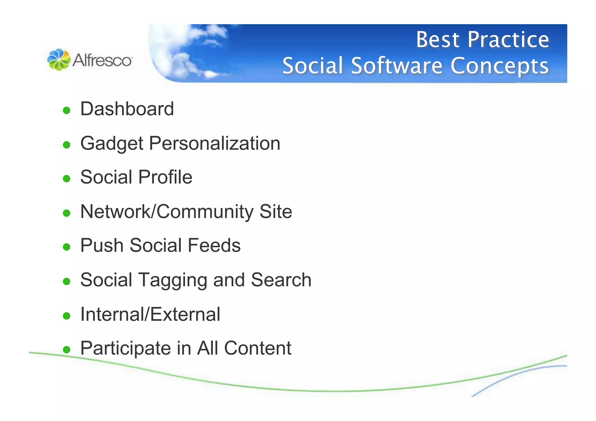 Really Simple Collaboration with Alfresco Share