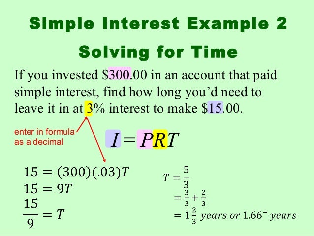 calculating simple and compound interest interest paid formula