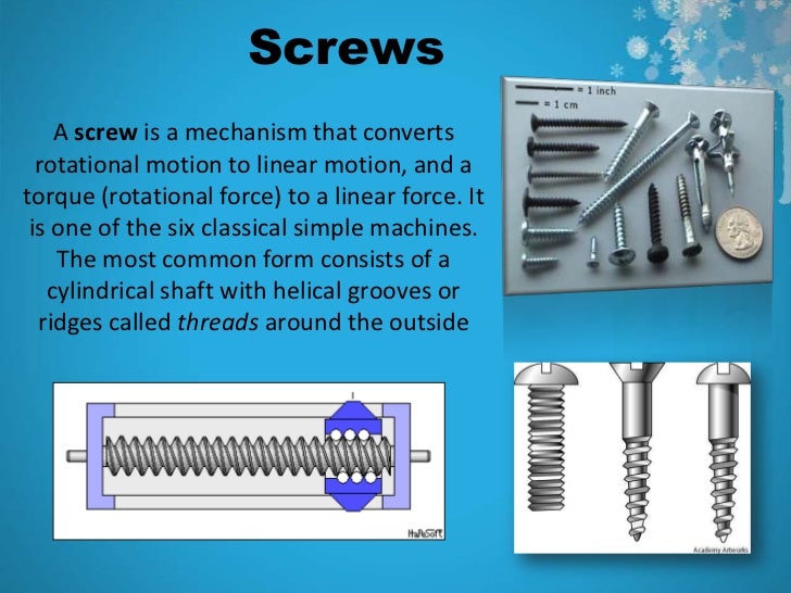 Simple & compound machines