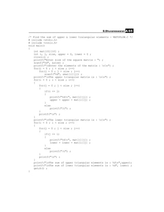 Simple C programs | PDF