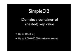 SimpleDb, an introduction | PPT