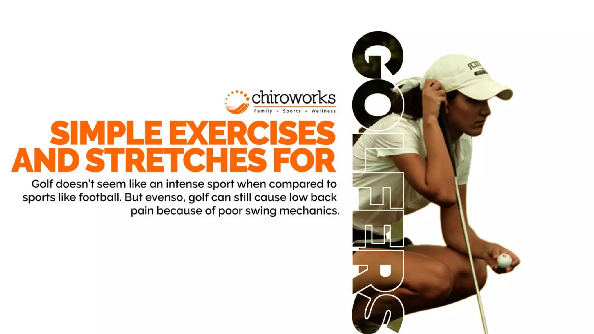 Simple exercises and stretches for golfers