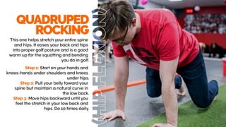 Simple exercises and stretches for golfers