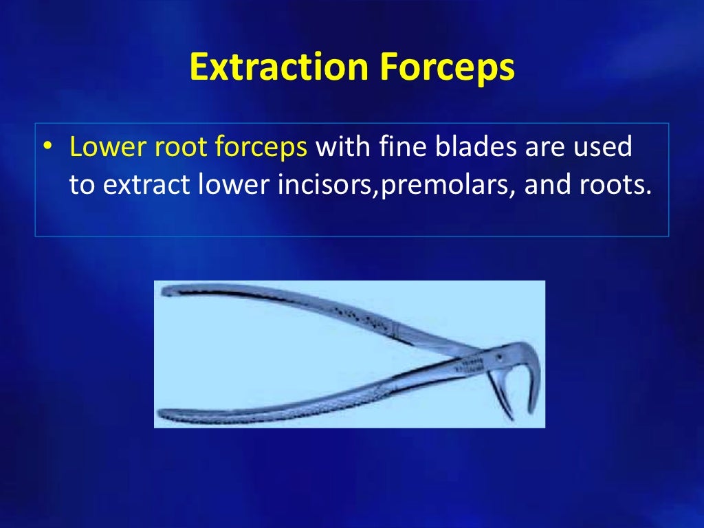Simple tooth extraction technique
