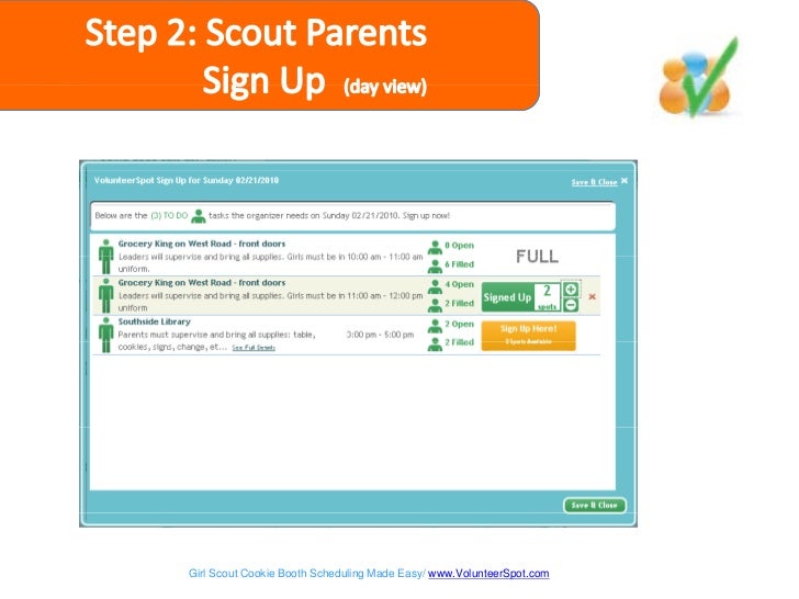 simple free cookie booth and girl scout troop activity scheduler by girl scout sign up sheet