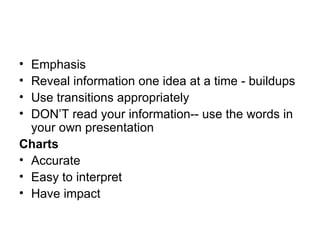 Simple Guidelines For Effective Presentations | PPT