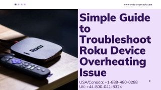 Solution to Troubleshoot Roku Overheating Message
