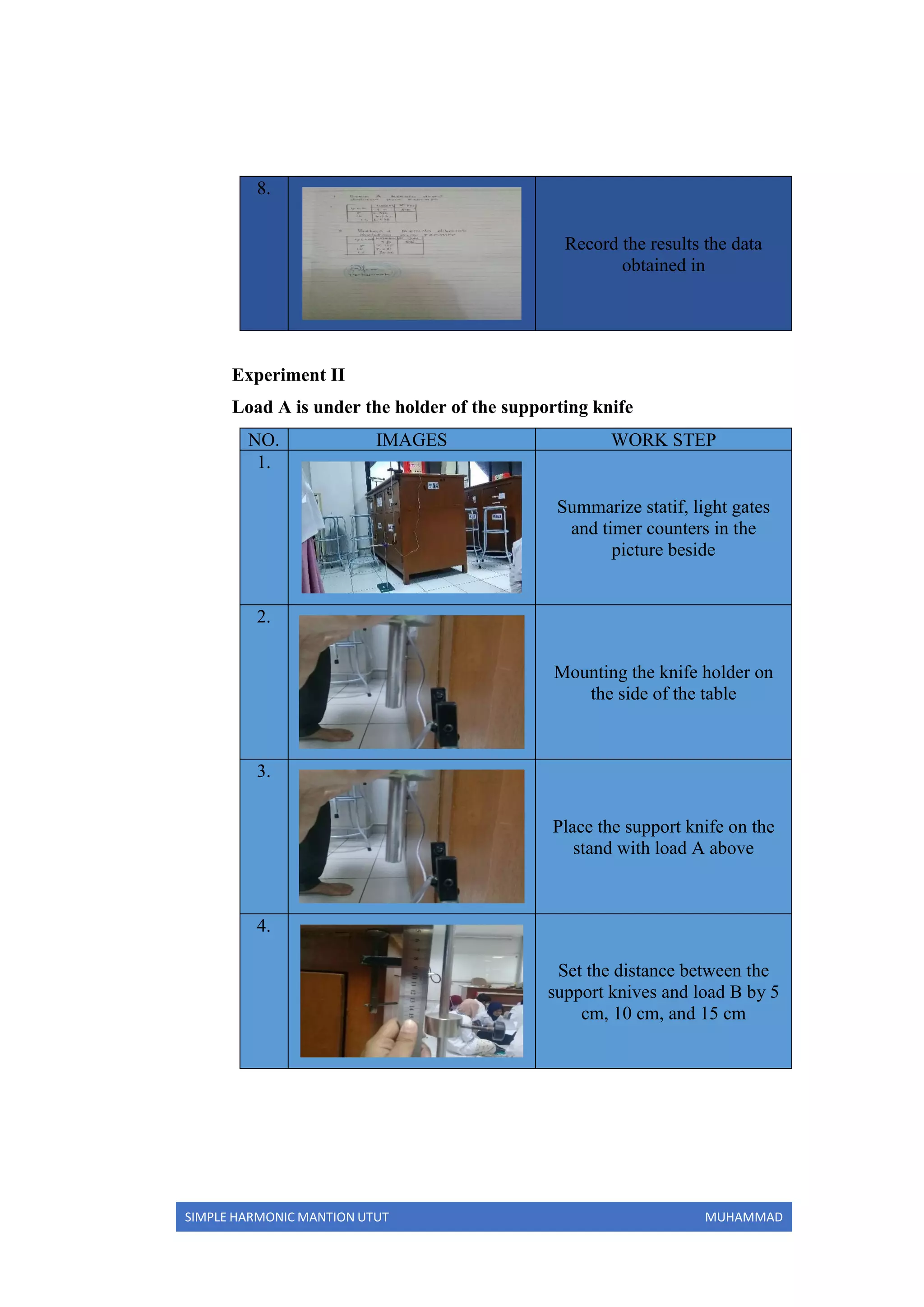 Simple harmonic movement in bandul reversibel | PDF