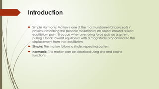 Hermonic Rpd SIMPLE HERMONIC OSCILLATORS pptx | PPTX