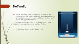 Hermonic Rpd SIMPLE HERMONIC OSCILLATORS pptx | PPTX