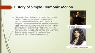 Hermonic Rpd SIMPLE HERMONIC OSCILLATORS pptx | PPTX