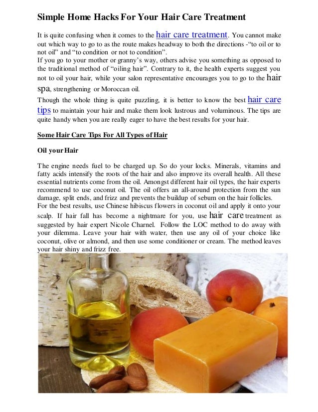 Simple Home Hacks For Your Hair Care Treatment