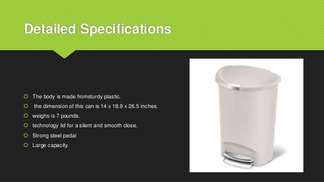 Simplehuman Deluxe Mini Semi Round Step Trash Can Cw1833 For Sale Online Ebay