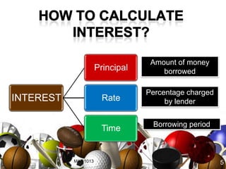 Simple Interest (Business Math) | PPTX