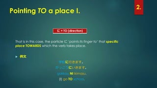 Simple Japanese: the Particle に | PPTX