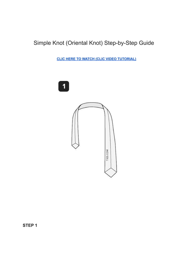 Simple knot (oriental knot) step bystep guide