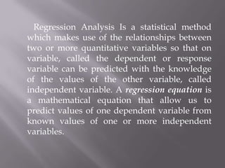 Simple Linear Regression | PPTX