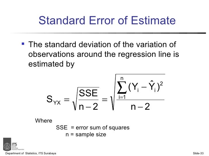 standard error microsoft excel data analysis regression