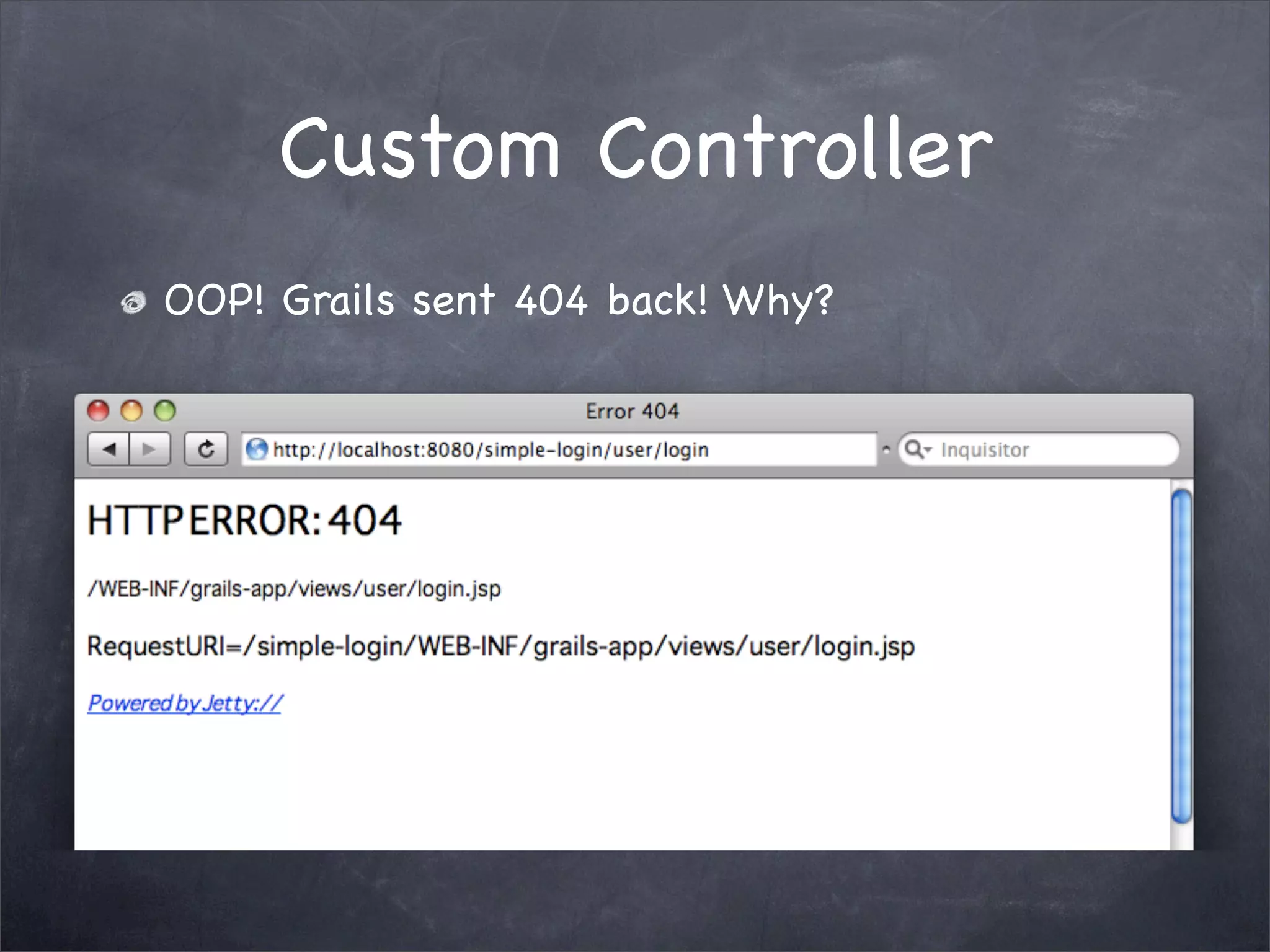 Grails Simple Login