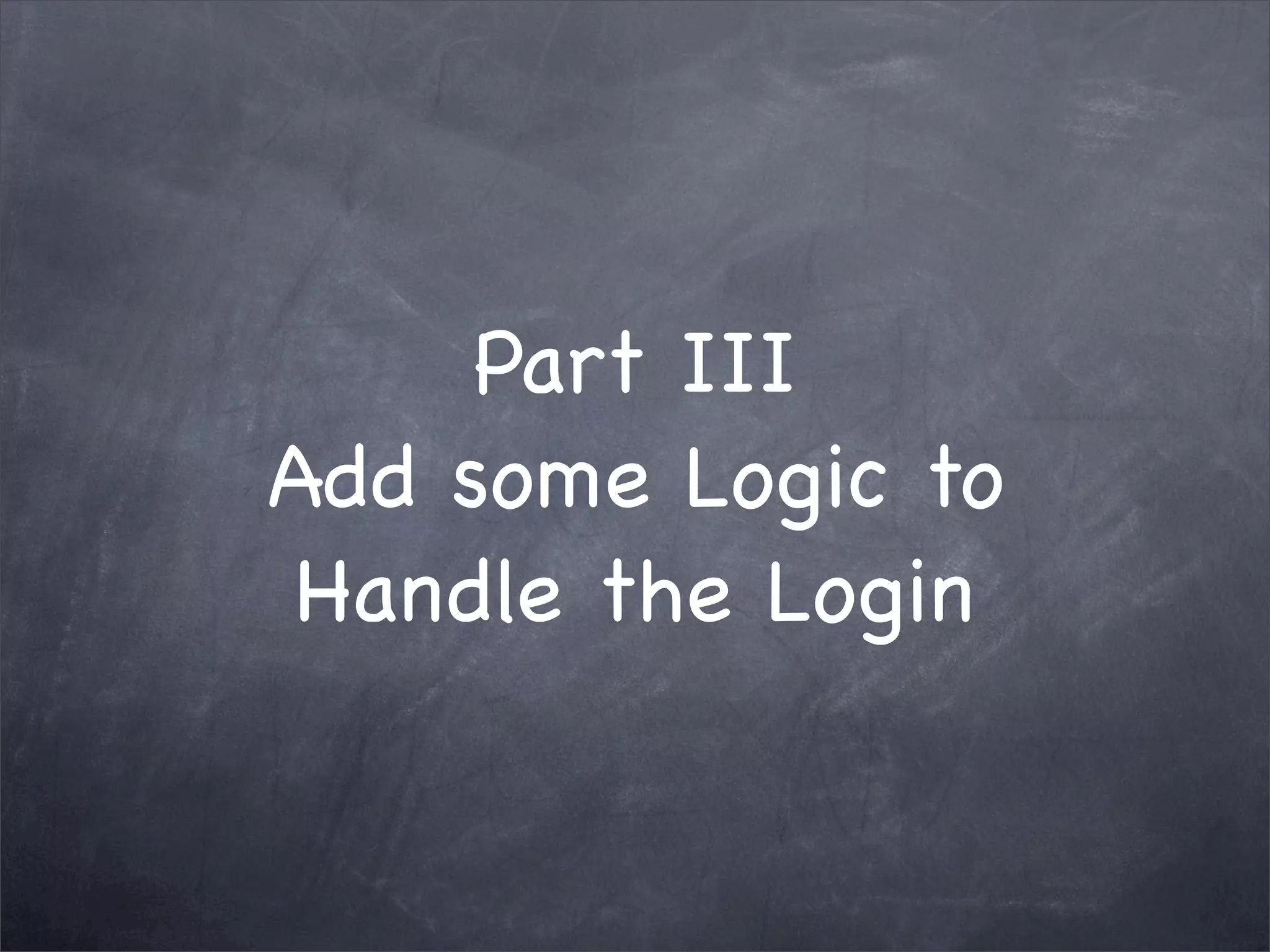 Grails Simple Login