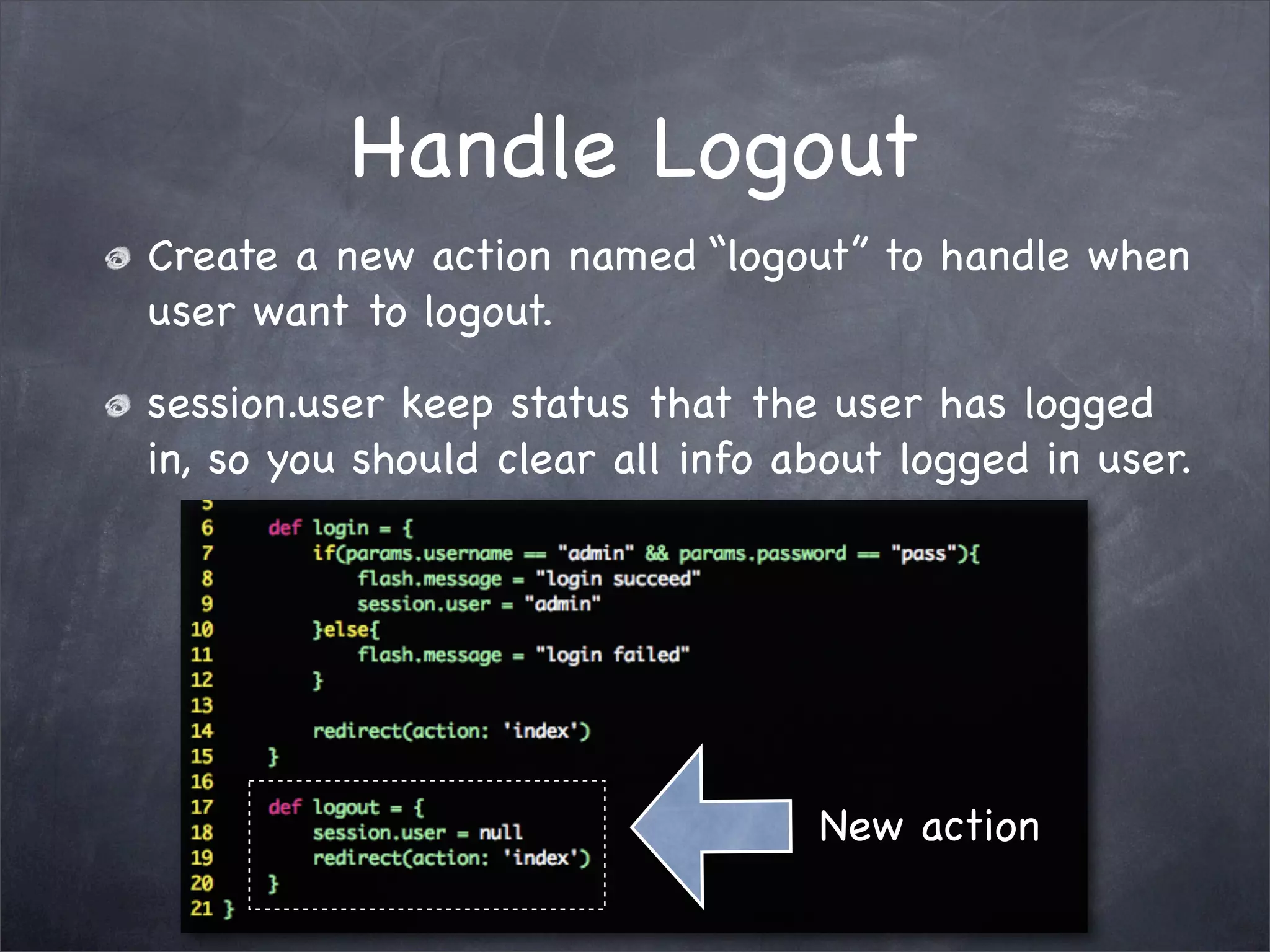 Grails Simple Login