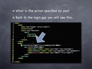 Grails Simple Login