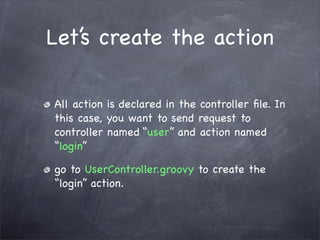 Grails Simple Login