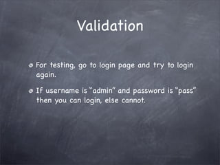 Grails Simple Login