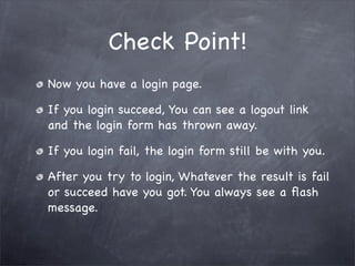 Grails Simple Login