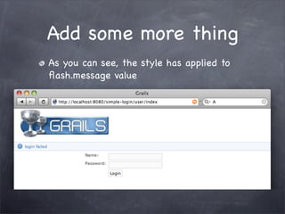 Grails Simple Login